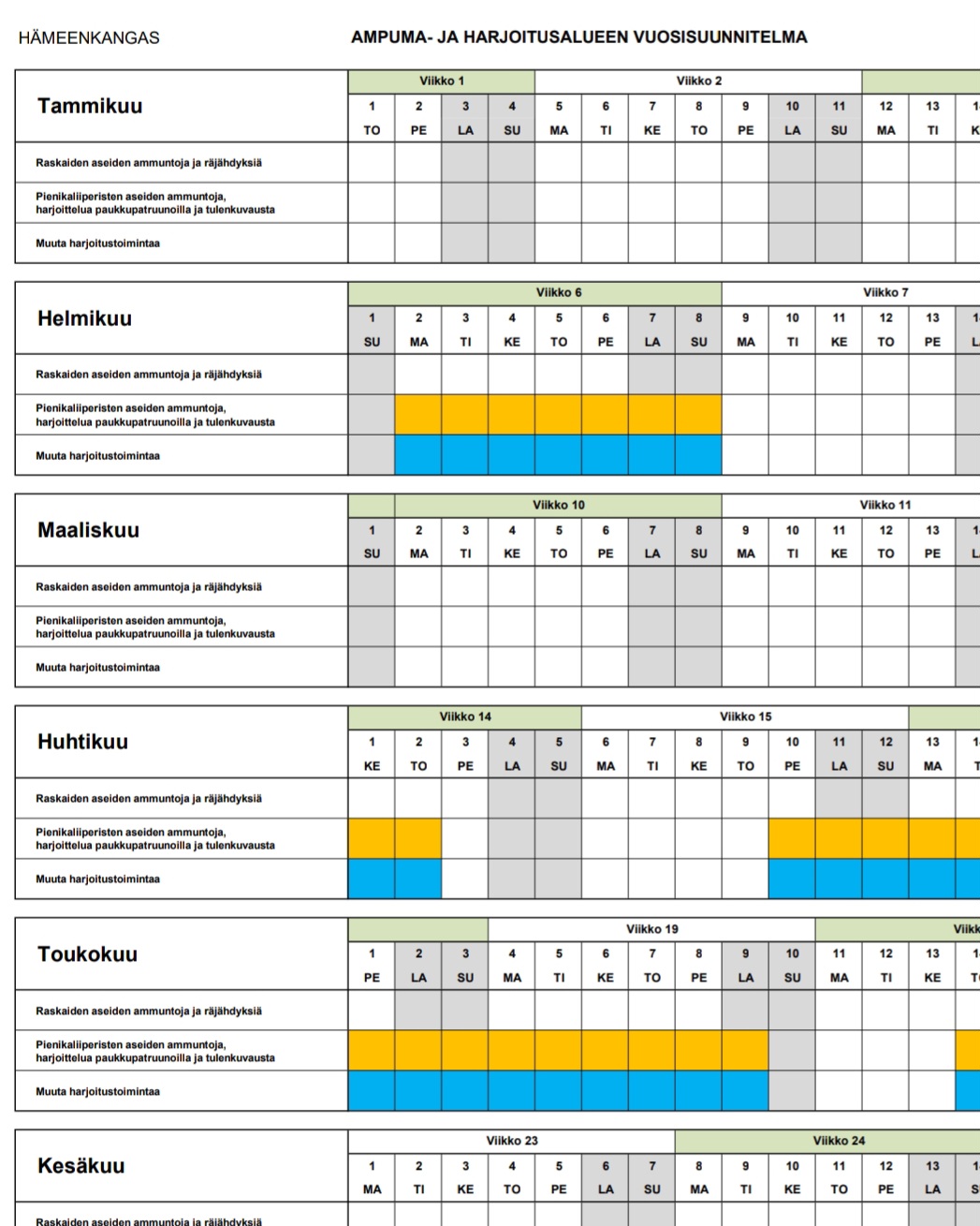 Puolustuvoimien harjoitukset Hämeenkankaalla 2026